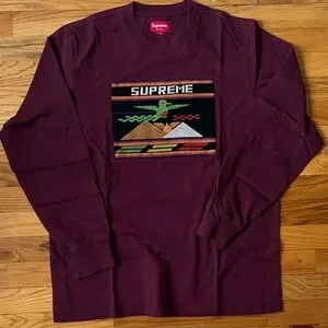 Supreme シュプリーム Needlepoint Patch L/S Top SS 19 WEEK 0 Supreme Needlepoint Patch L S Top (SS19) - $98